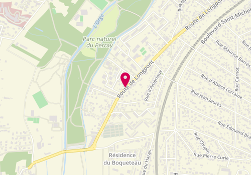 Plan de Rapido Pizza, 140 Route Longpont, 91700 Sainte-Geneviève-des-Bois