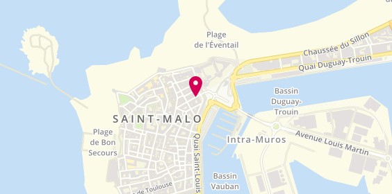 Plan de Denise Saint Malo, 2 Rue Saint Vincent, 35400 Saint-Malo