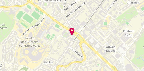 Plan de Mc Donald'S, Boulevard des Aiguillettes, 54500 Vandœuvre-lès-Nancy