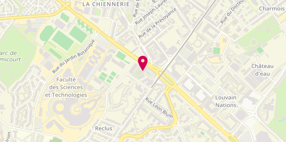 Plan de Le Kus, 2 avenue Jean Jaurès, 54500 Vandœuvre-lès-Nancy