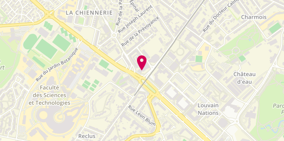 Plan de Chez Yassin, 167 avenue du Général Leclerc, 54500 Vandœuvre-lès-Nancy