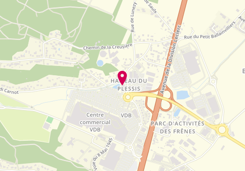 Plan de Mc Donald's, Centre Commercial Continent
23 Avenue Sadi Carnot
Chem. Du Plessis Saint-Père, 91160 Saulx-Les-Chartreux, France