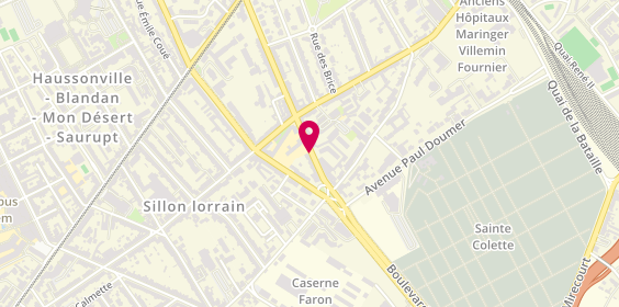 Plan de Pizz Avellino, 4 Boulevard Georges Clemenceau, 54500 Vandœuvre-lès-Nancy