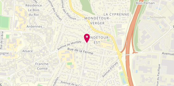 Plan de Au Soleil du Maroc, 1 Boulevard de Mondétour, 91400 Orsay