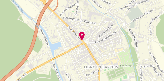 Plan de L’Atelier du Barrois, 5 Rue Leroux, 55500 Ligny-en-Barrois