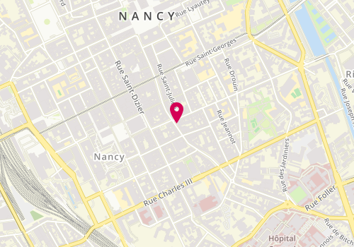 Plan de Point Burger, 23 Rue Saint Nicolas, 54000 Nancy