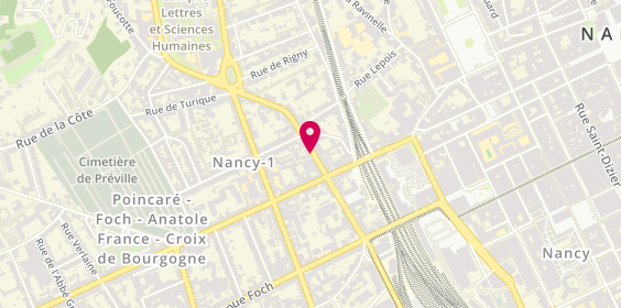 Plan de Le Blouge, 9 Rue de l'Armée Patton, 54000 Nancy