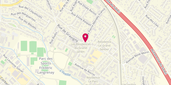 Plan de Bosphore Kebab, 93 Rue de Gravigny, 91380 Chilly-Mazarin