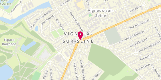 Plan de McDonald's Vigneux-sur-Seine, Route Nationale 448 place de l'Arbre de la Liberté, 91270 Vigneux-sur-Seine