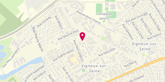 Plan de JARRAR Fathi, 6 Place Albert Einstein, 91270 Vigneux-sur-Seine