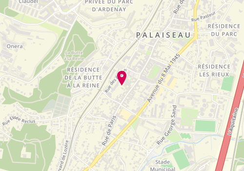 Plan de Scorpion Pizza Snack, 182 Rue de Paris, 91120 Palaiseau