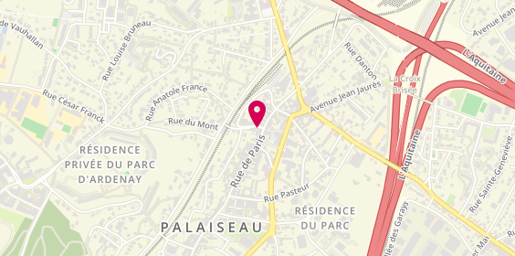 Plan de Paris Gare, 1 Rue de la Gare, 91120 Palaiseau