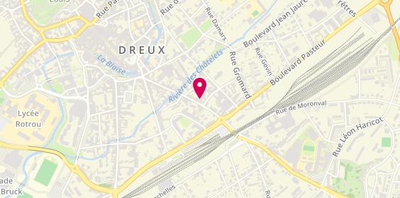 Plan de Fast And Food, 43 Rue Saint-Denis, 28100 Dreux
