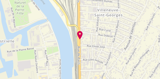 Plan de Pizza Volcano, 160 Rue de Paris, 94190 Villeneuve-Saint-Georges