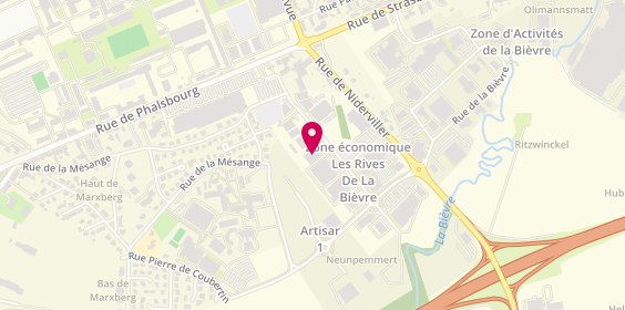 Plan de Le Kiosque à Pizzas, Zone Aménagement Les Rives de la Bièvre
10 Rue Dessirier, 57400 Sarrebourg
