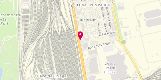 Plan de McDonald's, 6 Rue Boileau, 94190 Villeneuve-Saint-Georges
