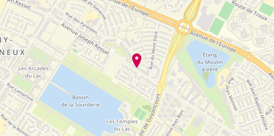 Plan de Pizza Hut, 103 avenue Joseph Kessel, 78180 Montigny-le-Bretonneux