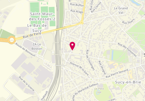 Plan de O Point Poulet 94, 2 Rue de Champigny, 94370 Sucy-en-Brie