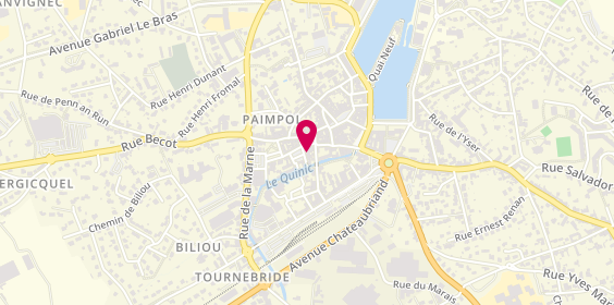 Plan de Théo Jasmin, 5 place Gambetta, 22500 Paimpol