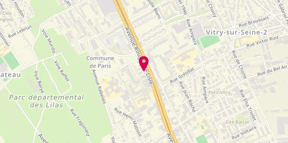 Plan de Le Vitry'o, 137 Avenue Rouget de Lisle, 94400 Vitry-sur-Seine