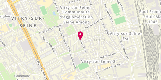 Plan de Seven Sushi, 100 Rue de Choisy, 94400 Vitry-sur-Seine