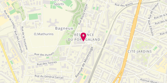 Plan de Select Food Expresse, Centre Commerciale Des place des Bas Longchamps, 92220 Bagneux
