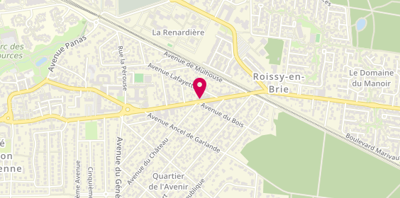 Plan de Restaurant KTSA, 25 avenue du Général Leclerc, 77680 Roissy-en-Brie