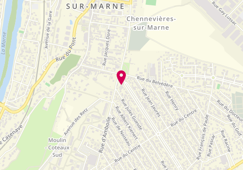 Plan de Restaurant Portugais - Maison du Soleil, 131 avenue du Général de Gaulle, 94490 Ormesson-sur-Marne
