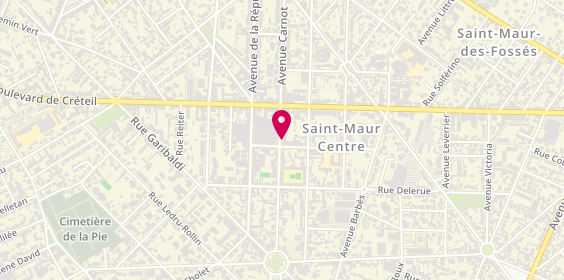 Plan de Alla Corte Dei Buongustai, 81 avenue Carnot, 94100 Saint-Maur-des-Fossés
