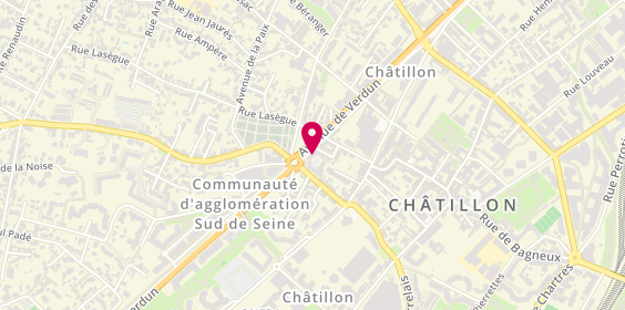 Plan de Chez Laroussi, 51 avenue de Verdun, 92320 Châtillon