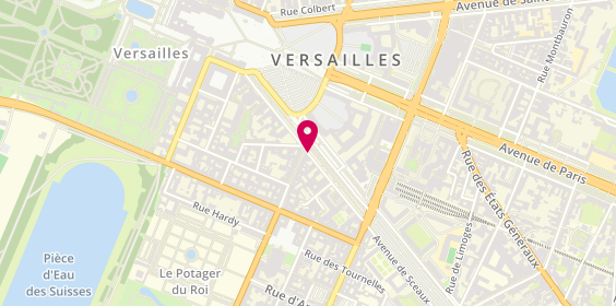 Plan de Le Jasmin de Tunis, 1 Rue de Satory, 78000 Versailles