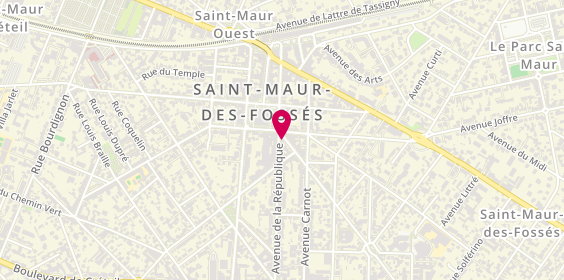 Plan de Les Petits Plats, 2 avenue Gambetta, 94100 Saint-Maur-des-Fossés
