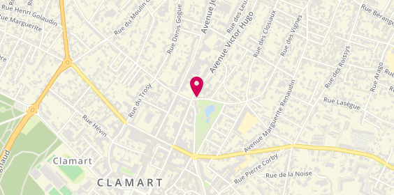 Plan de Domino's Pizza Clamart, 32 avenue Victor Hugo, 92140 Clamart