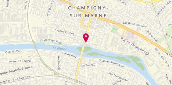Plan de Guinguette FMR, 2 Rue Albert Thomas, 94500 Champigny-sur-Marne