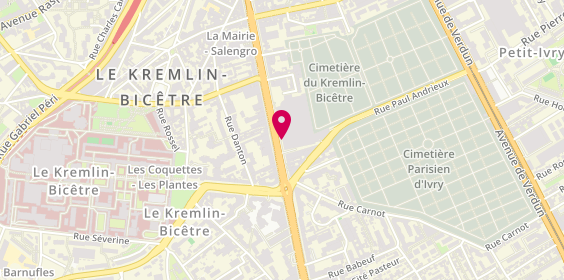 Plan de Amrest Opco - Okabe, Centre Commercial et d'Affaire Okabe
63 avenue de Fontainebleau, 94270 Le Kremlin-Bicêtre