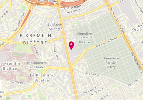 Plan de Dominos Pizza, 63 avenue de Fontainebleau, 94270 Le Kremlin-Bicêtre