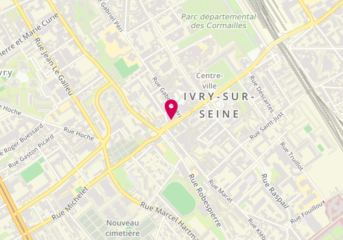 Plan de Restaurant Istambul, 102 avenue Georges Gosnat, 94200 Ivry-sur-Seine