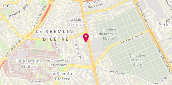 Plan de Chicken'S King, 62 avenue de Fontainebleau, 94270 Le Kremlin-Bicêtre