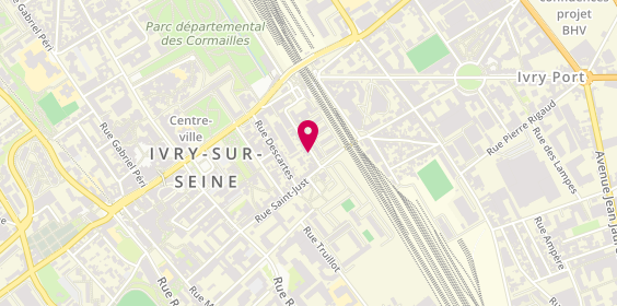 Plan de Naan Delhi's, 5 Rue Pierre Guignois, 94200 Ivry-sur-Seine
