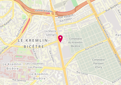 Plan de Les Trésors Sucrés, 51 avenue de Fontainebleau, 94270 Le Kremlin-Bicêtre