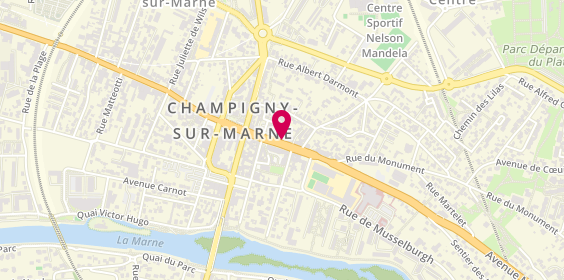 Plan de Chicken Corp, 55 Rue Louis Talamoni, 94500 Champigny-sur-Marne