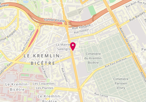 Plan de Why Not Brasserie Burger, 39 avenue de Fontainebleau, 94270 Le Kremlin-Bicêtre