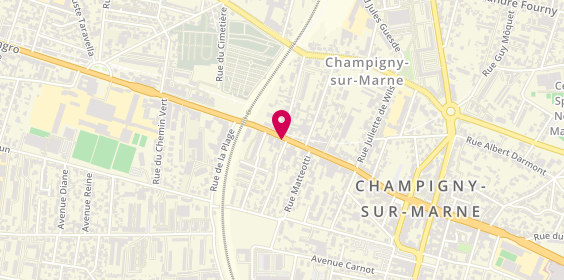 Plan de O Cantinho Do Churrasco, 26 Rue Jean Jaurès, 94500 Champigny-sur-Marne