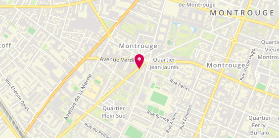 Plan de Chicken Sweet Montrouge, 81 avenue Jean Jaurès, 92120 Montrouge