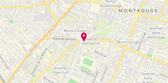 Plan de Bchef, 28 Place Jean Jaures, 92120 Montrouge