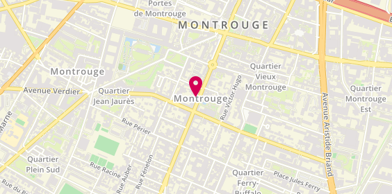 Plan de À Côté du... 82, 84 avenue de la République, 92120 Montrouge