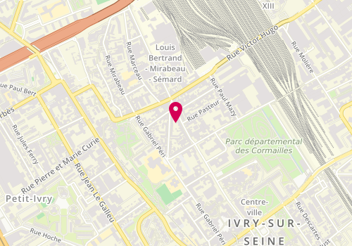 Plan de Wakam & Benny's, 86 avenue Danielle Casanova, 94200 Ivry-sur-Seine