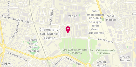 Plan de Jc Gourmet, 20 Rue de la Pipee, 94500 Champigny-sur-Marne