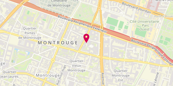 Plan de Big Fernand, 1 Rue Théophile Gautier, 92120 Montrouge