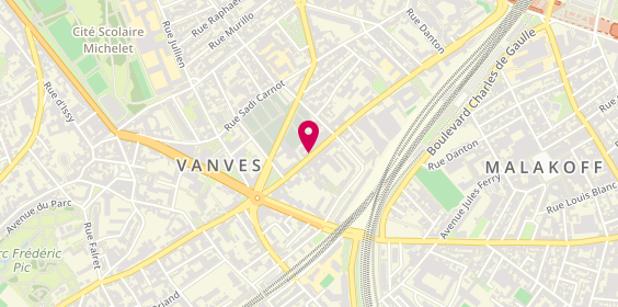 Plan de La Sirène de Vanves, 23 Rue Jean Bleuzen, 92170 Vanves